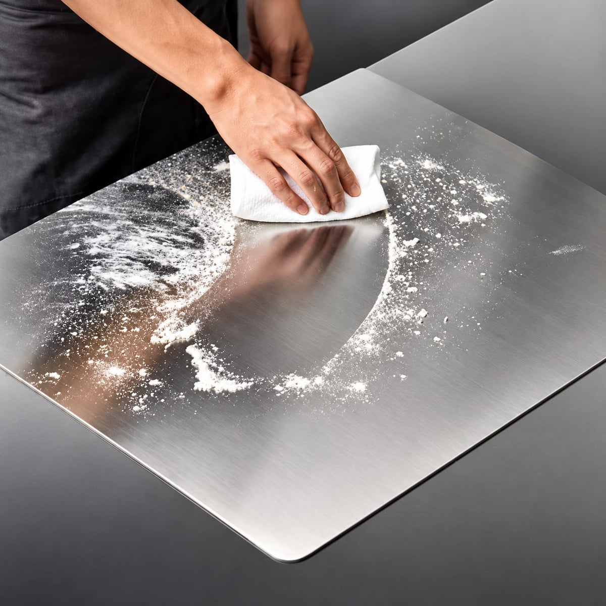 SteelCraft™️ Premium Stainless Steel Chopping Board